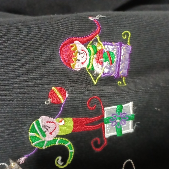 White Stag ugly Christmas X-Mas Sweater Santa Claus Plus Size 22W 24W - Picture 4 of 7